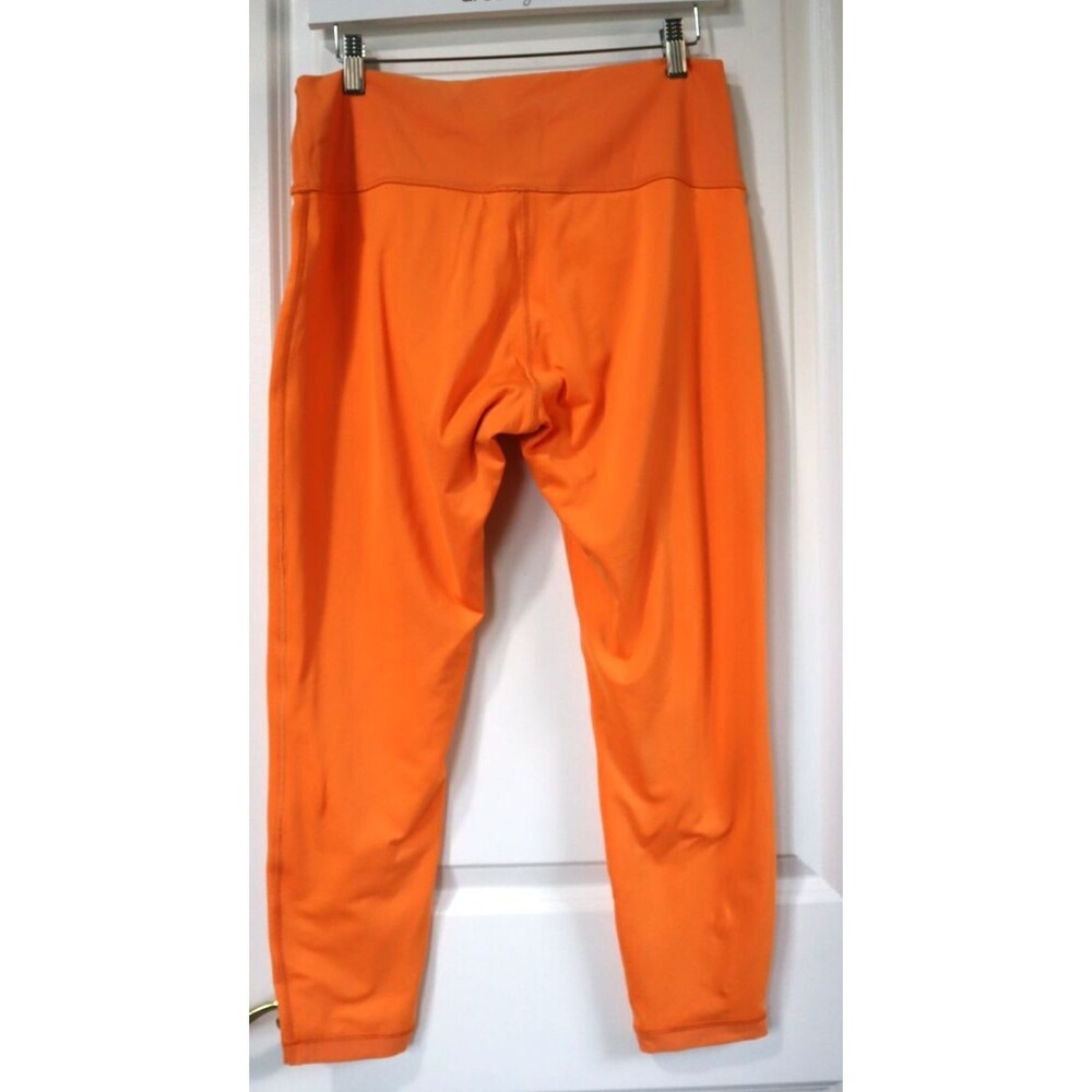 Lululemon Women's Wunder Under High Rise Luxtreme Croppe Tights Sz12 Orange Soda - Picture 12 of 15
